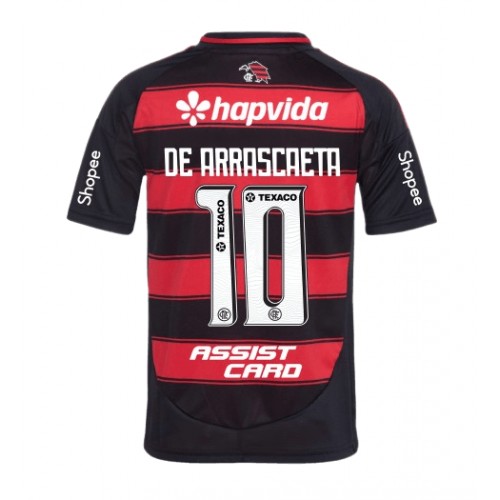 Flamengo Giorgian de Arrascaeta #10 Prima Maglia 2025-26 Manica Corta Flamengo Giorgian de Arrascaeta #10 Prima Maglia 2025-26 Manica Corta